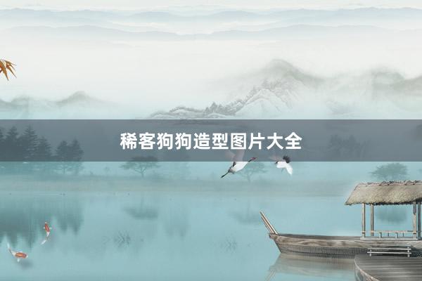 稀客狗狗造型图片大全